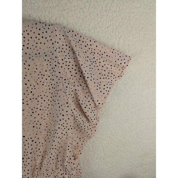 Schein Women's Size 8/10 Orange Colored Floral Print Knee Length Dress - Picture 9 of 9